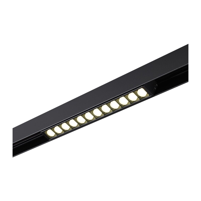 358622 SHINO NT21 064 черный Трековый низковольтный св-к диммируемый с ДУ, со сменой цв.температуры IP20 LED 3000~6500К 12W 48V FLUM