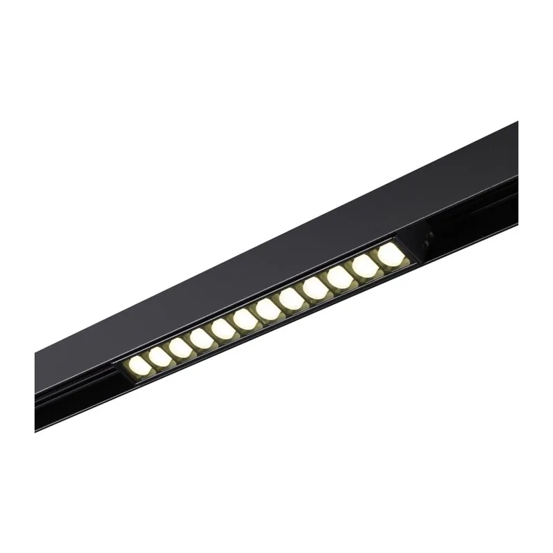 358622 SHINO NT21 064 черный Трековый низковольтный св-к диммируемый с ДУ, со сменой цв.температуры IP20 LED 3000~6500К 12W 48V FLUM 2