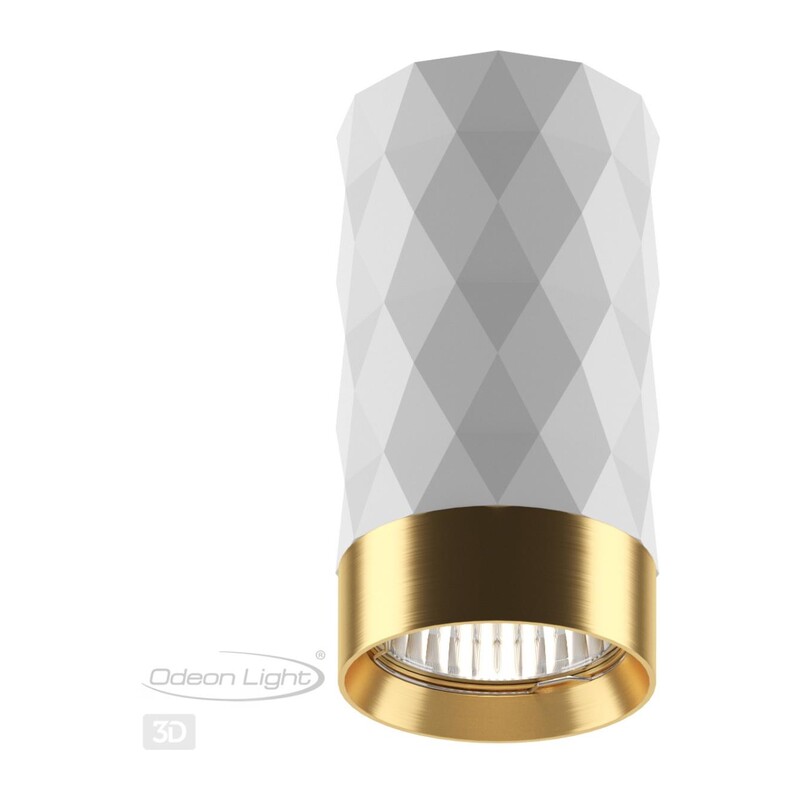 4286/1C HIGHTECH ODL22 329 белый/золотистый/металл Потолочный светильник IP20 LED GU10 max 10W AD ASTRUM 2