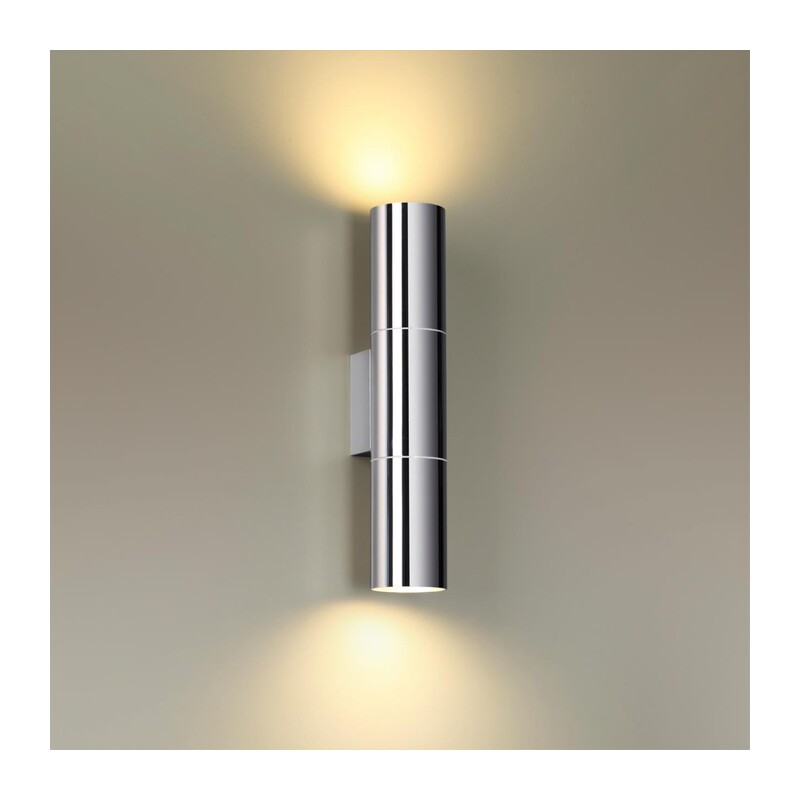 4281/2WA HIGHTECH ODL22 445 хром/металл Настенный светильник IP44 LED E27 max 2*7W BAZEL 4