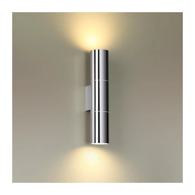 4281/2WA HIGHTECH ODL22 445 хром/металл Настенный светильник IP44 LED E27 max 2*7W BAZEL 2