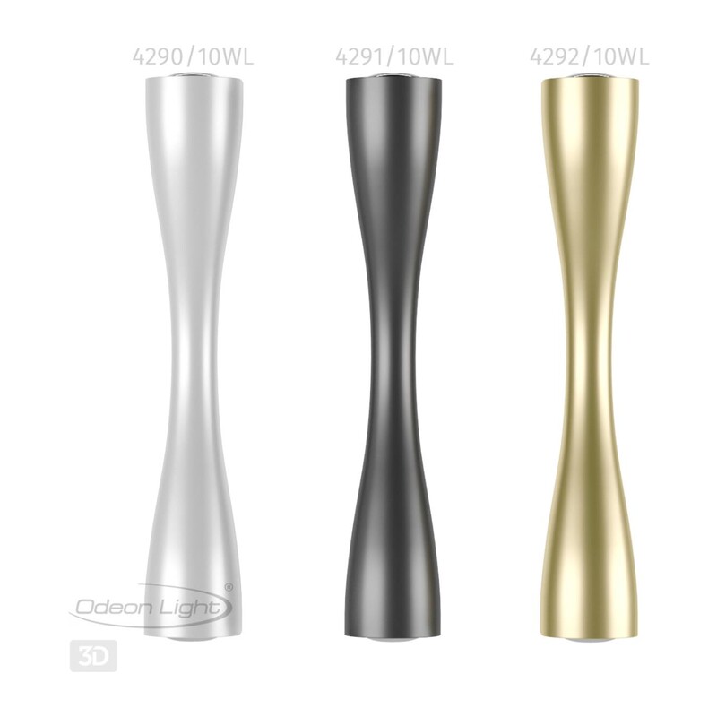 4290/10WL HIGHTECH ODL22 437 белый/металл Настенный светильник IP20 LED 10W 588Лм 3000K ANIKA 2