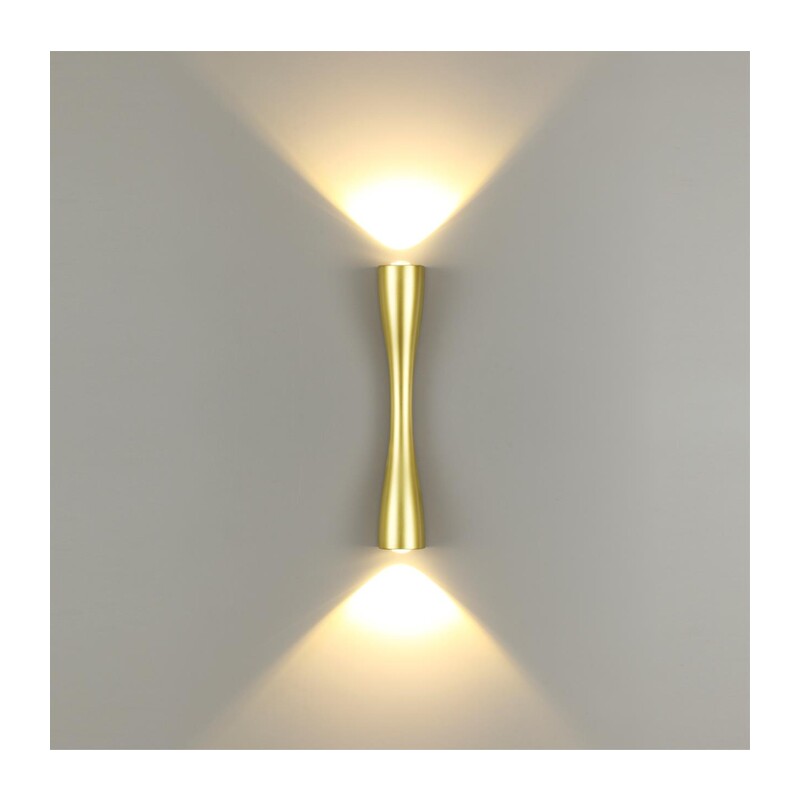 4292/10WL HIGHTECH ODL22 437 золотистый/металл Настенный светильник IP20 LED 10W 536Лм 3000K ANIKA 4