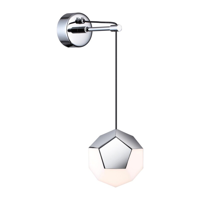 4304/7WL HIGHTECH ODL22 000 хром Настенный светильник IP20 LED 7W 420Лм IP20 4000K BINGO