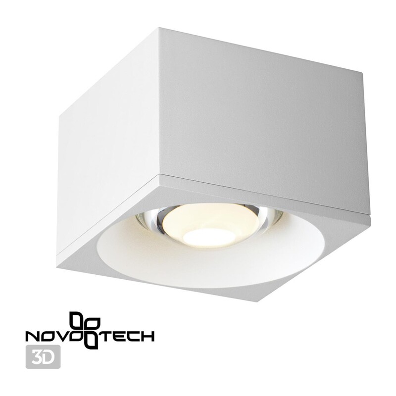 358653 OVER NT21 446 белый Светильник накладной светодиодный IP20 LED 4000К 12W 220V PATERA