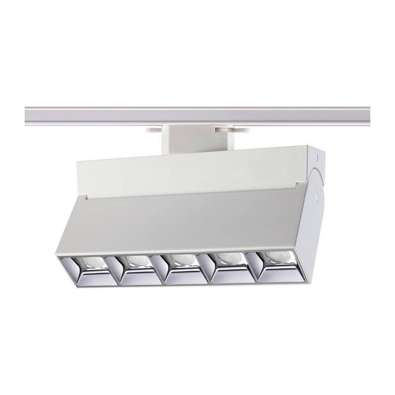 358665 PORT NT21 234 белый Светильник трековый однофазный трехжильный IP33 LED 4000K 25W 110-265V EOS 2