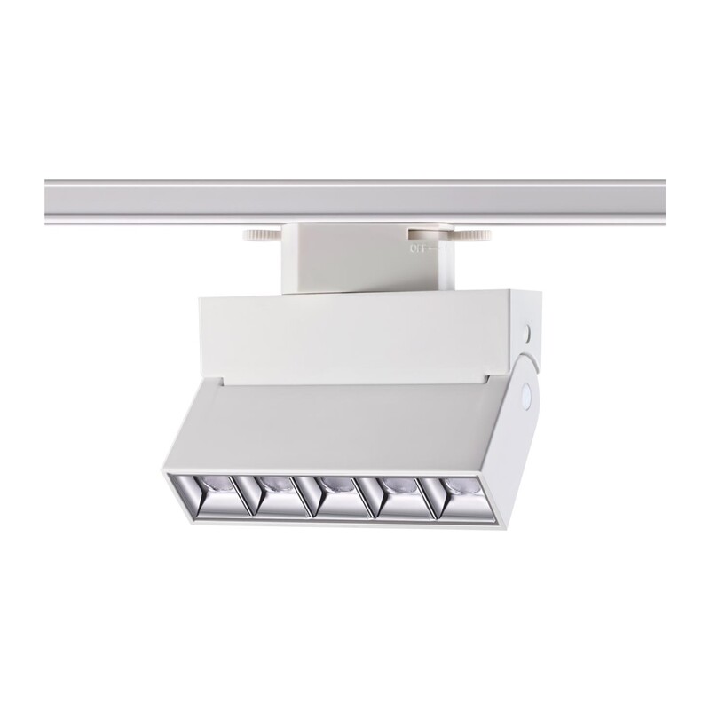 358666 PORT NT21 234 белый Светильник трековый однофазный трехжильный IP33 LED 4000K 13W 110-265V EOS 2