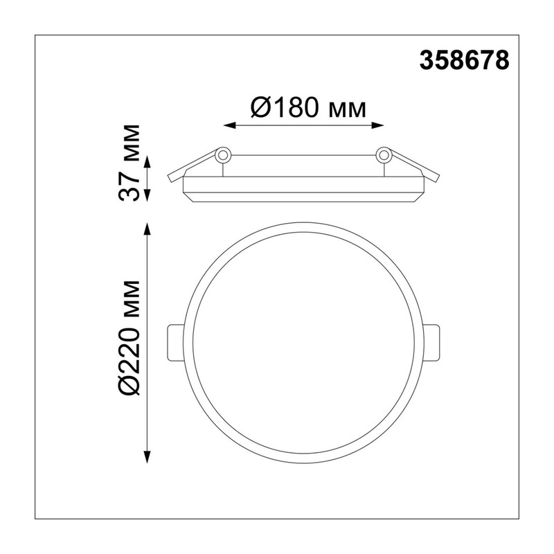 358678 SPOT NT21 590 белый Светильник встраиваемый влагозащищенный IP54 LED 4000K 30W 100-240V PANDORA