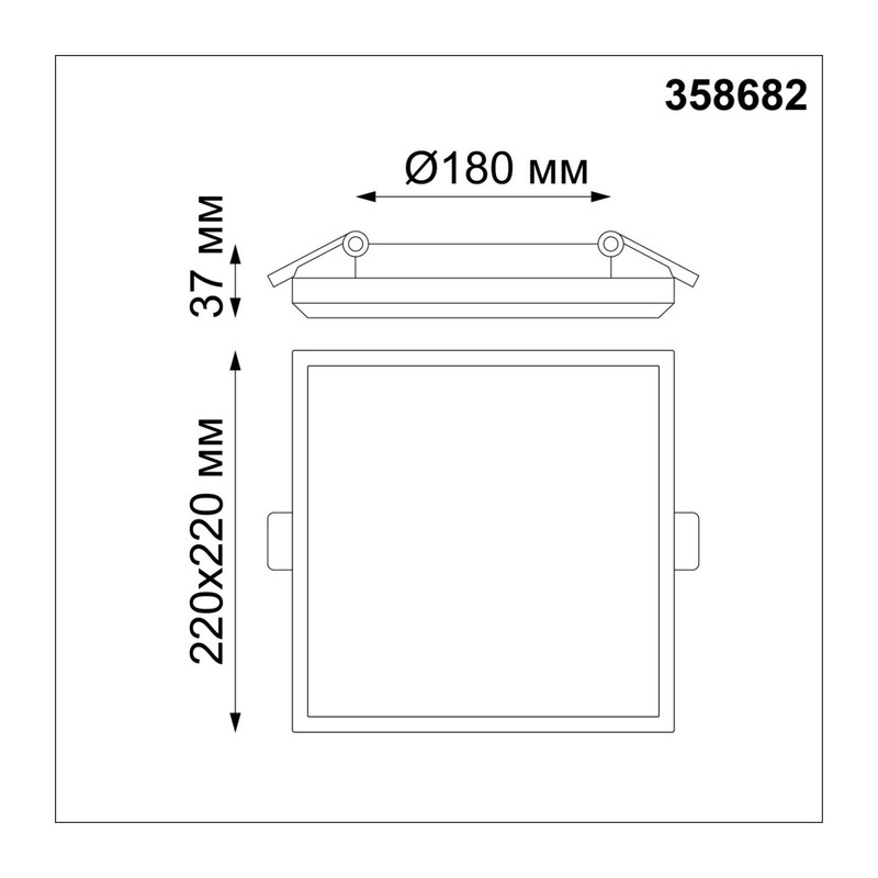 358682 SPOT NT21 590 белый Светильник встраиваемый влагозащищенный IP54 LED 4000K 30W 100-240V PANDORA