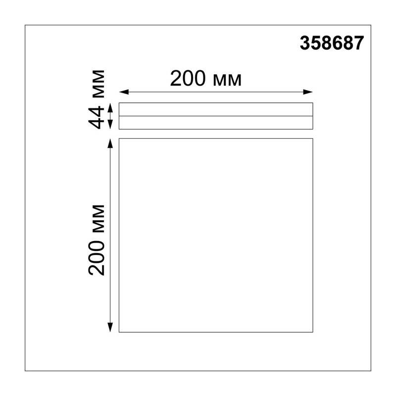 358687 OVER NT21 591 белый Светильник накладной влагозащищенный IP54 LED 4000K 15W 100-240V PANDORA