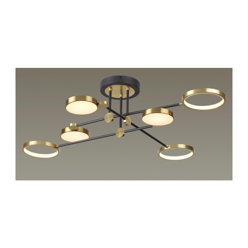 4320/60CL MIDCENT ODL22 305 металл/черный с бронзой Потолочный светильник IP20 LED 55W 2615Лм DENZEL 4