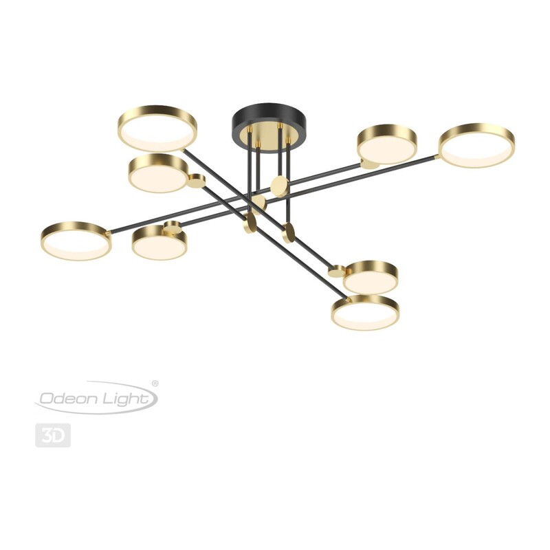 4320/75CL MIDCENT ODL22 305 металл/черный с бронзой Потолочный светильник IP20 LED 65W 2677Лм DENZEL 2