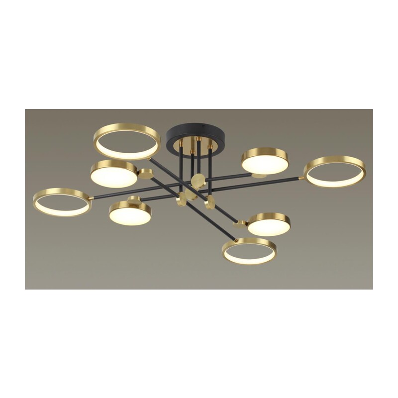 4320/75CL MIDCENT ODL22 305 металл/черный с бронзой Потолочный светильник IP20 LED 65W 2677Лм DENZEL 4