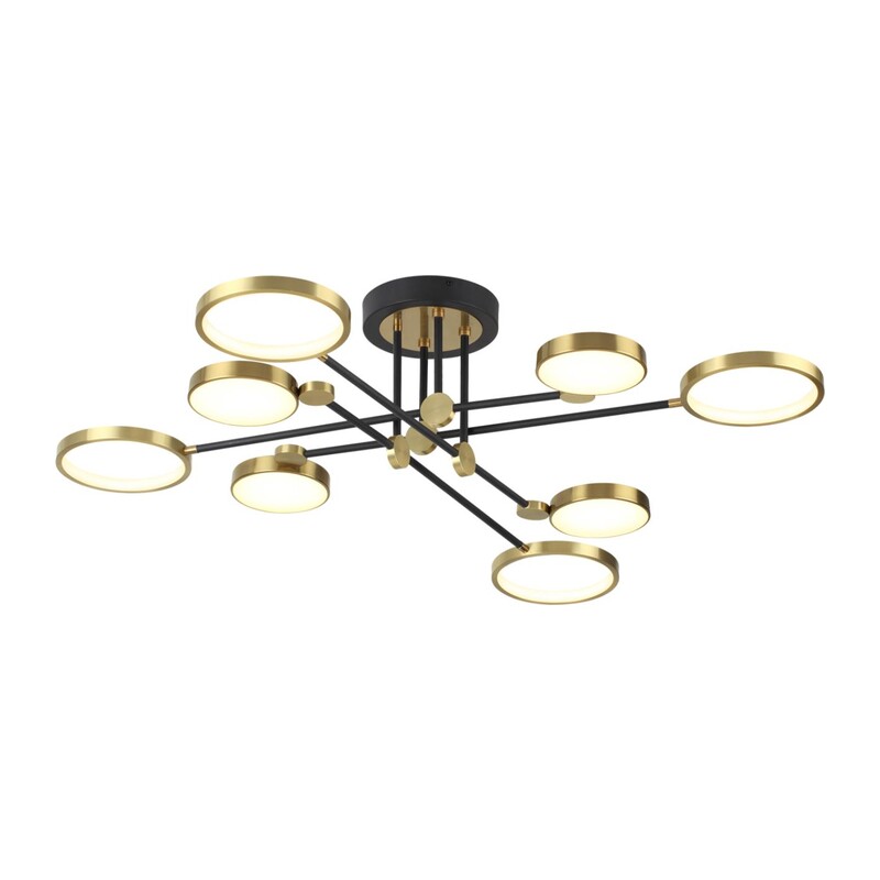 4320/75CL MIDCENT ODL22 305 металл/черный с бронзой Потолочный светильник IP20 LED 65W 2677Лм DENZEL