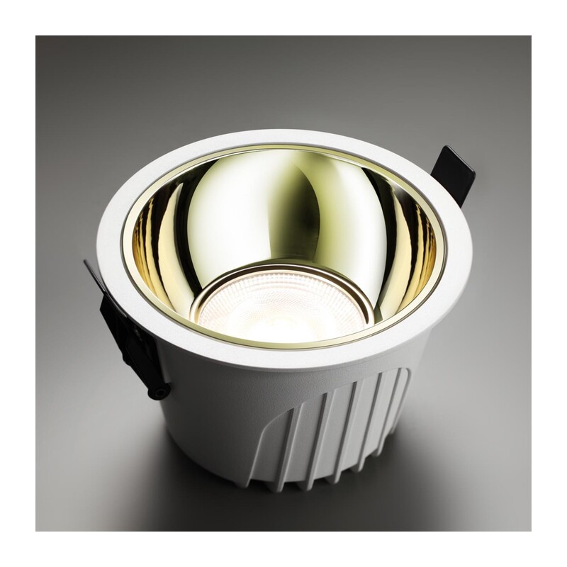 358696 SPOT NT21 462 белый/золото Светильник встраиваемый светодиодный IP20 LED 4000К 20W 100-265V KNOF