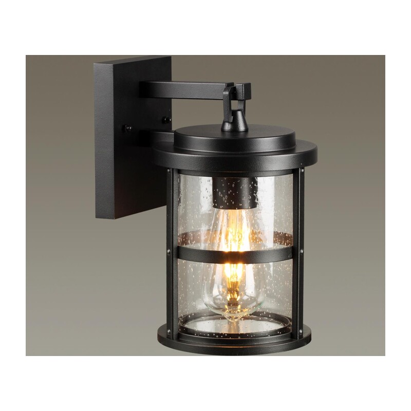4964/1W NATURE ODL22 715 черный/стекло Ландшафтный настен.светильник E27 1*60W IP44 MAGUS 3