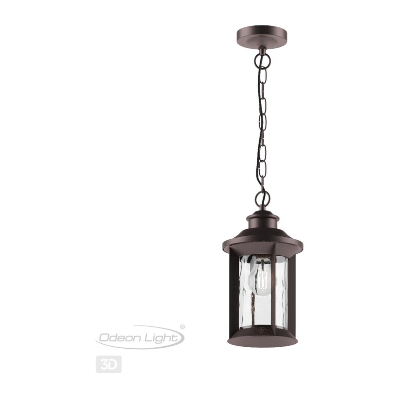 4961/1 NATURE ODL22 703 темно-коричневый/стекло Ландшафтный подвес E27 1*60W IP44 MAVRET 2