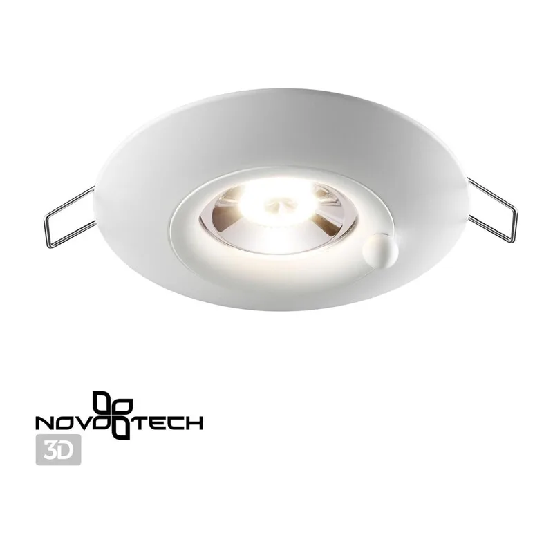 370789 SPOT NT21 596 белый Светильник встраиваемый влагозащищенный IP44 GU10 50W 220V WATER 2