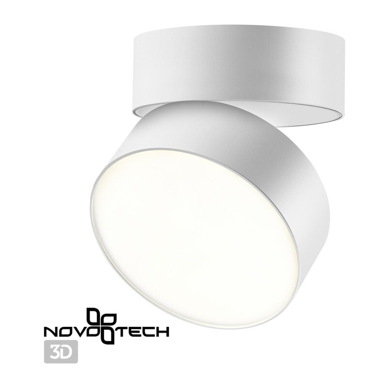 358749 OVER NT21 411 белый Светильник накладной светодиодный IP20 LED 24W 4000K 2100Лм 100-265V PROMETA 2