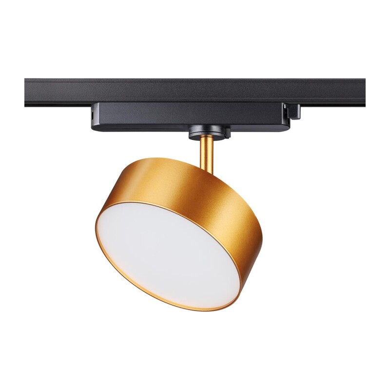 358757 PORT NT21 215 матовое золото Светильник трековый однофазный трехжильный IP20 LED 24W 4000K 2100Лм 100-265V PROMETA 4
