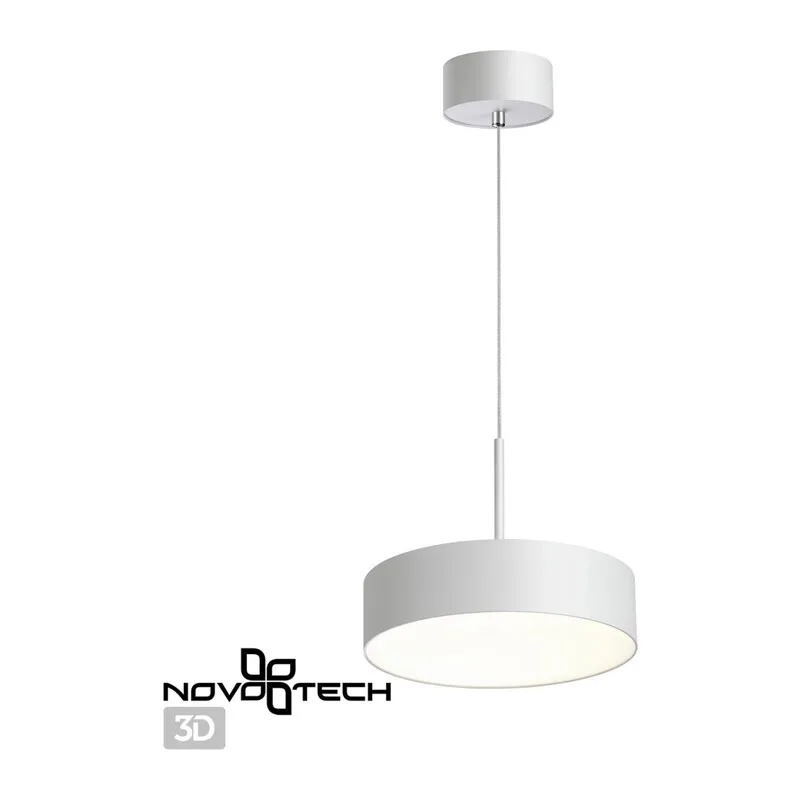 358761 OVER NT21 410 белый Светильник накладной светодиодный, длина провода 2м IP20 LED 30W 4000K 2600Лм 100-265V PROMETA 3
