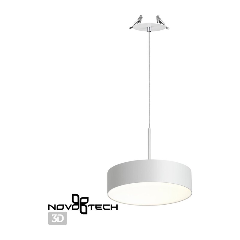 358764 SPOT NT21 524 белый Светильник встраиваемый светодиодный, длина провода 2м IP20 LED 30W 4000K 2600Лм 100-265V PROMETA