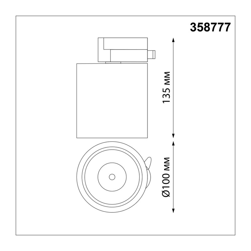 358777 PORT NT21 282 черный Светильник трековый однофазный трехжильный IP20 LED 15W 4000K 1300Лм 100-265V GRODA 3