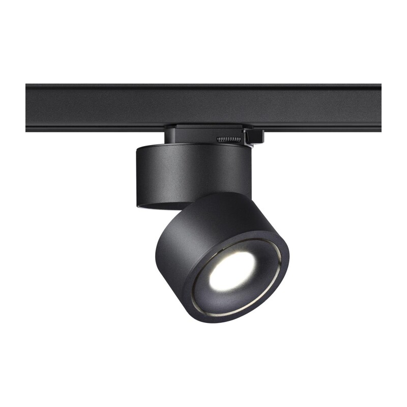 358779 PORT NT21 314 черный Трехфазный трековый светодиодный светильник IP20 LED 15W 4000K 1300Лм 100-265V GRODA