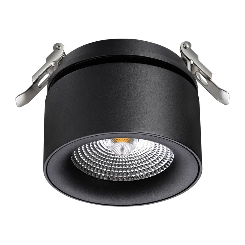 358783 SPOT NT21 526 черный Светильник встраиваемый светодиодный IP20 LED 25W 4000K 2200Лм 100-265V GRODA