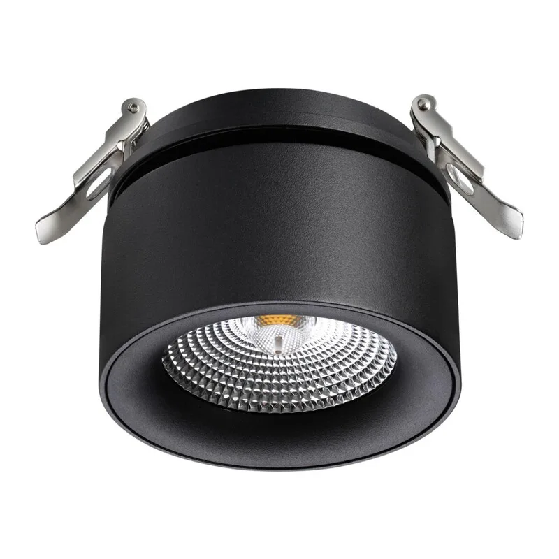 358783 SPOT NT21 526 черный Светильник встраиваемый светодиодный IP20 LED 25W 4000K 2200Лм 100-265V GRODA