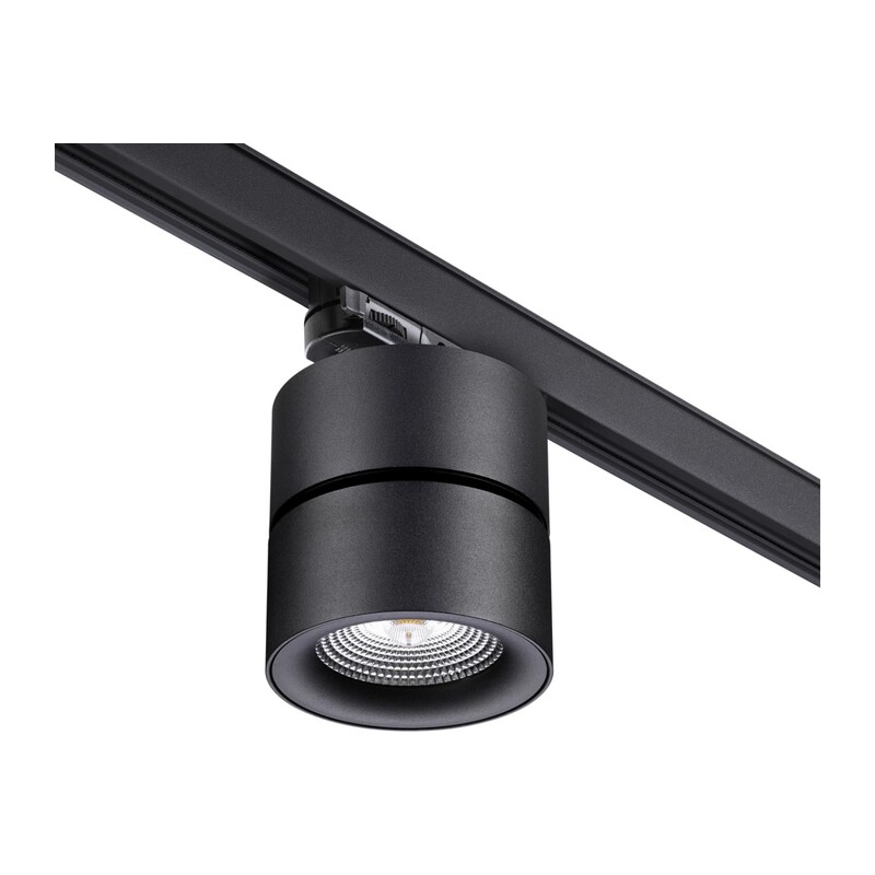 358787 PORT NT21 315 черный Трехфазный трековый светодиодный светильник IP20 LED 25W 4000K 2200Лм 100-265V GRODA 2