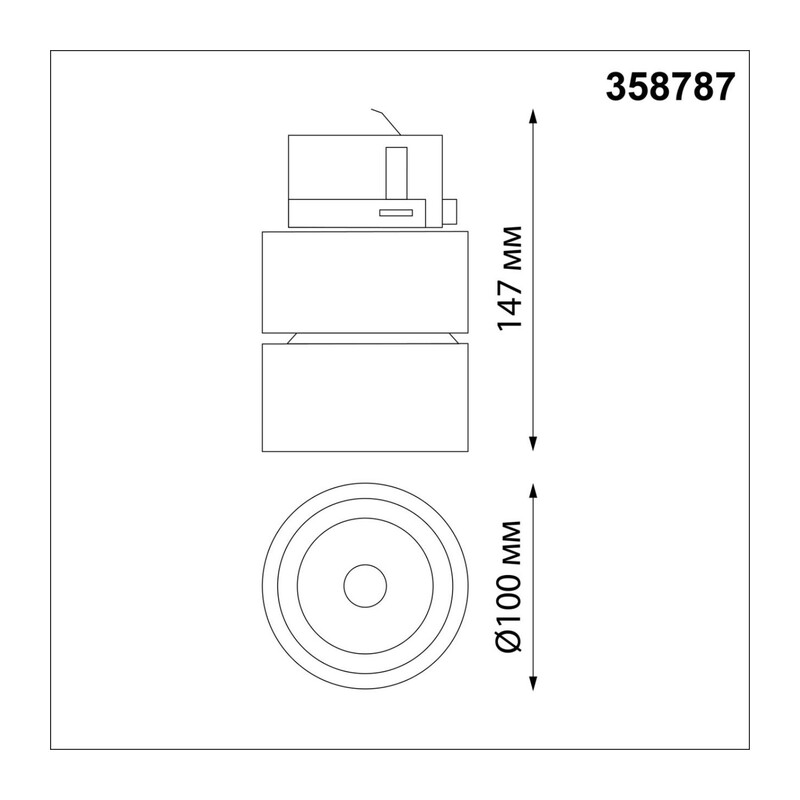 358787 PORT NT21 315 черный Трехфазный трековый светодиодный светильник IP20 LED 25W 4000K 2200Лм 100-265V GRODA 3