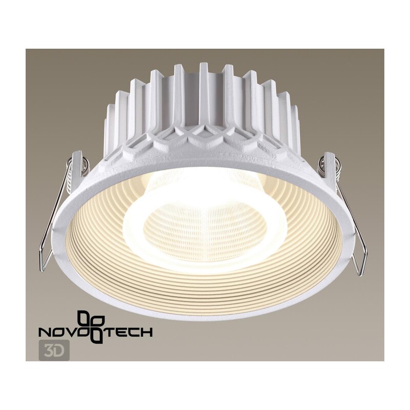 358789 SPOT NT21 534 белый Светильник встраиваемый светодиодный IP20 LED 15W 4000K 1600Лм 110-265V BIND 2