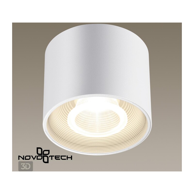 358791 OVER NT21 356 белый Светильник накладной светодиодный IP20 LED 15W 4000K 1600Лм 110-265V BIND 2