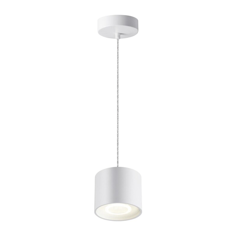 358793 OVER NT21 356 белый Светильник накладной светодиодный, длина провода 2м IP20 LED 15W 4000K 1600Лм 110-265V BIND