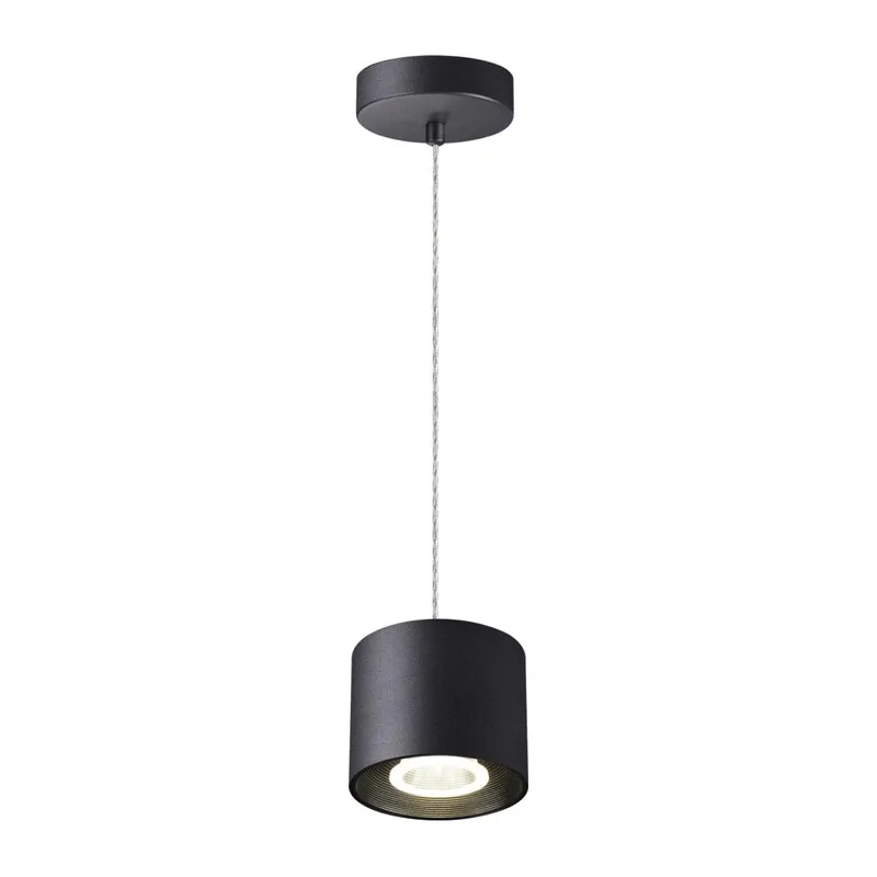 358794 OVER NT21 356 черный Светильник накладной светодиодный, длина провода 2м IP20 LED 15W 4000K 1600Лм 110-265V BIND 2