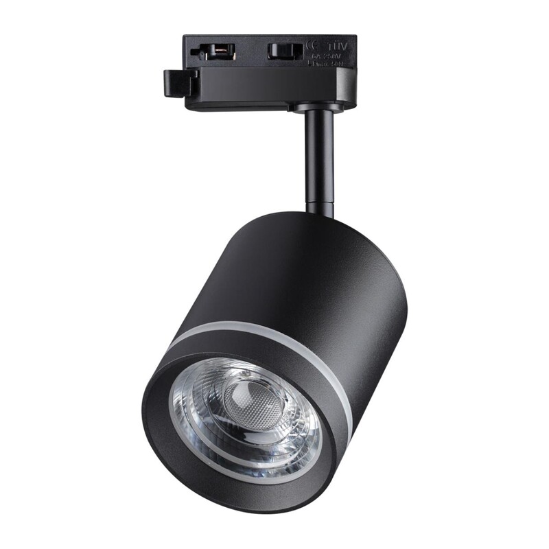 358801 PORT NT21 286 черный Светильник трековый однофазный трехжильный IP20 LED 15W 1300Лм 4000K 85-265V ARUM 2