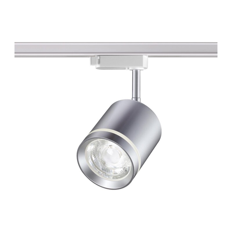 358803 PORT NT21 286 серебро Светильник трековый однофазный трехжильный IP20 LED 15W 1300Лм 4000K 85-265V ARUM