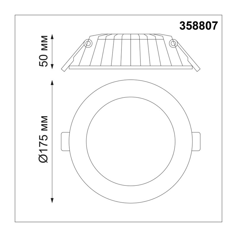 358807 SPOT NT21 556 белый Светильник встраиваемый светодиодный IP20 LED 20W 1600Лм 3000K 100-240V GESSO 2