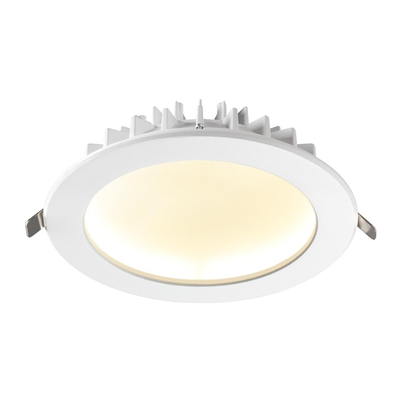 358807 SPOT NT21 556 белый Светильник встраиваемый светодиодный IP20 LED 20W 1600Лм 3000K 100-240V GESSO