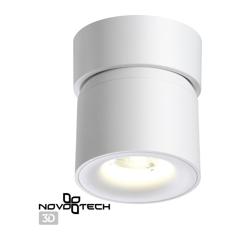 358808 OVER NT21 416 белый Светильник накладной светодиодный IP20 LED 10W 850Лм 4000K 220V GESSO 3