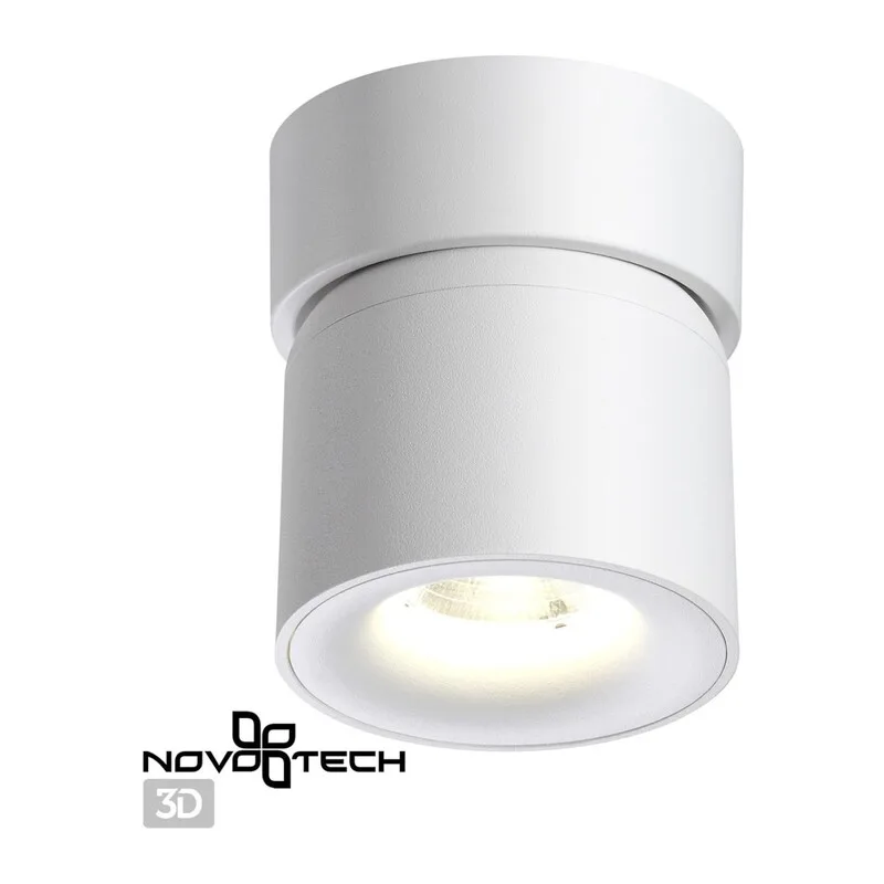 358808 OVER NT21 416 белый Светильник накладной светодиодный IP20 LED 10W 850Лм 4000K 220V GESSO 4