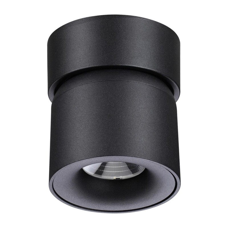 358809 OVER NT21 416 черный Светильник накладной светодиодный IP20 LED 10W 850Лм 4000K 220V GESSO 2