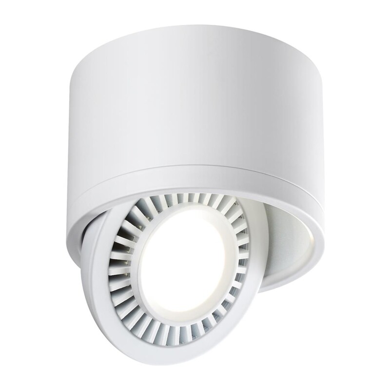 358811 OVER NT21 432 белый Светильник накладной светодиодный IP20 LED 9W 770Лм 4000K 220V GESSO