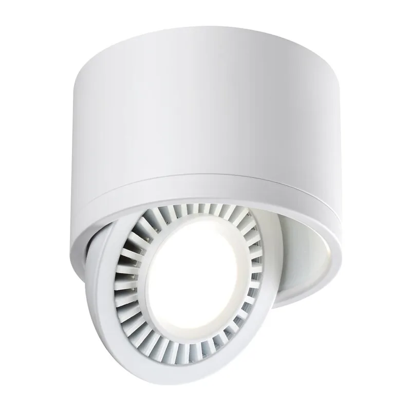 358811 OVER NT21 432 белый Светильник накладной светодиодный IP20 LED 9W 770Лм 4000K 220V GESSO
