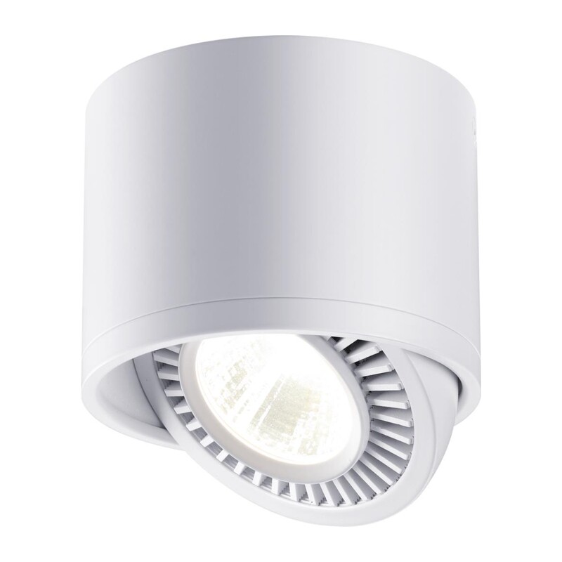 358813 OVER NT21 432 белый Светильник накладной светодиодный IP20 LED 18W 1600Лм 4000K 220V GESSO