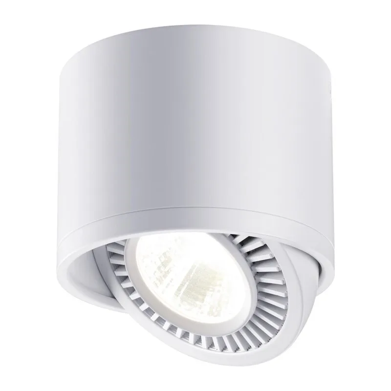 358813 OVER NT21 432 белый Светильник накладной светодиодный IP20 LED 18W 1600Лм 4000K 220V GESSO