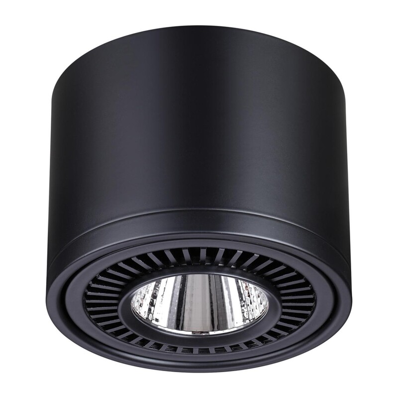 358814 OVER NT21 432 черный Светильник накладной светодиодный IP20 LED 18W 1600Лм 4000K 220V GESSO 2