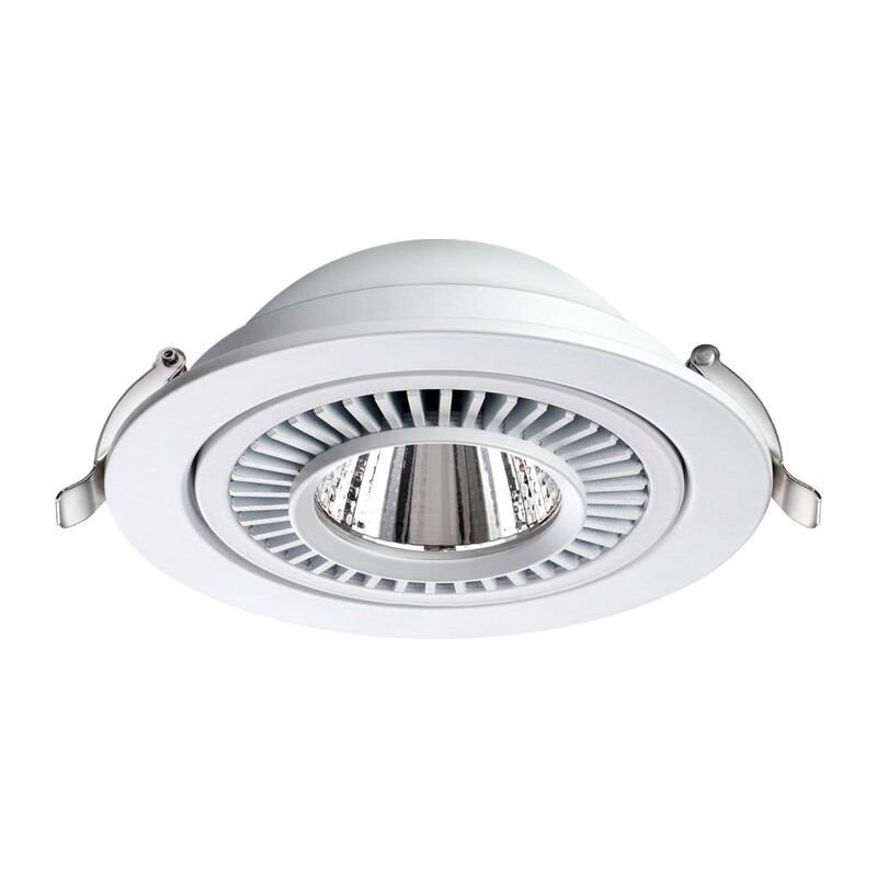 358817 SPOT NT21 530 белый Светильник встраиваемый светодиодный IP20 LED 18W 1600Лм 4000K 220V GESSO 2