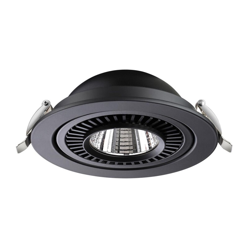 358818 SPOT NT21 530 черный Светильник встраиваемый светодиодный IP20 LED 18W 1600Лм 4000K 220V GESSO 2